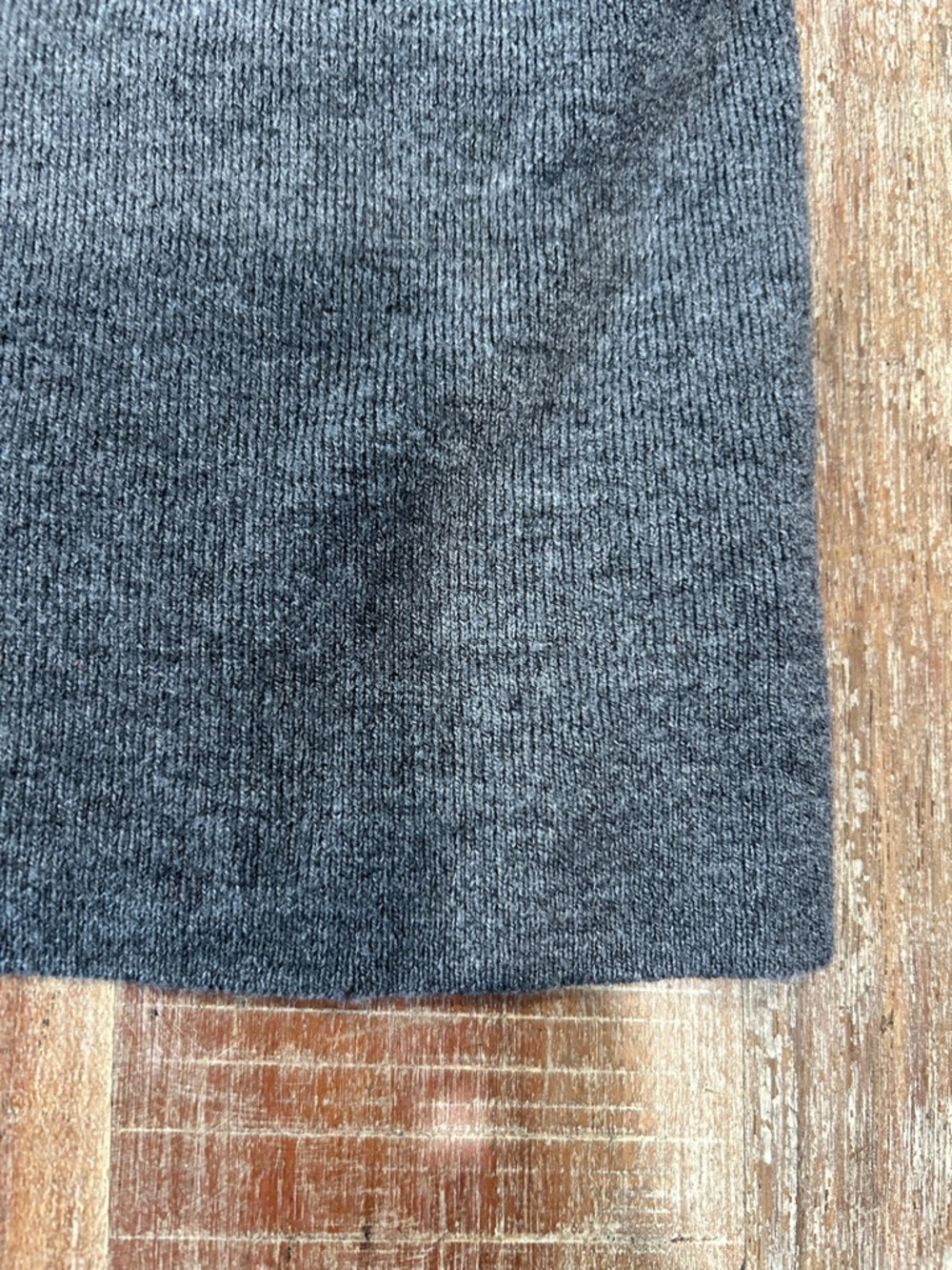 Barneys New York Vintage Charcoal Wool Crewneck Sweater - Picture 5 of 10